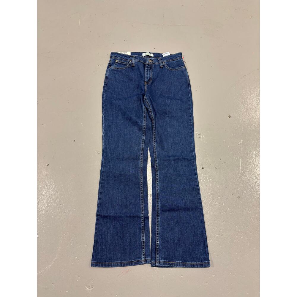 NWT As Real As Wrangler Women's Classic Fit Bootcut Jeans Size 8x30 Blue Denim
